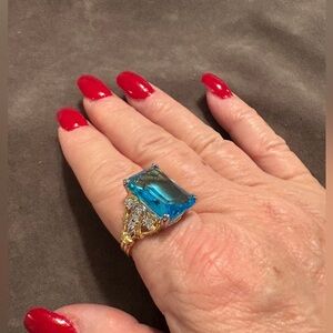 💎Elegant Aqua Blue Women's Ring💎